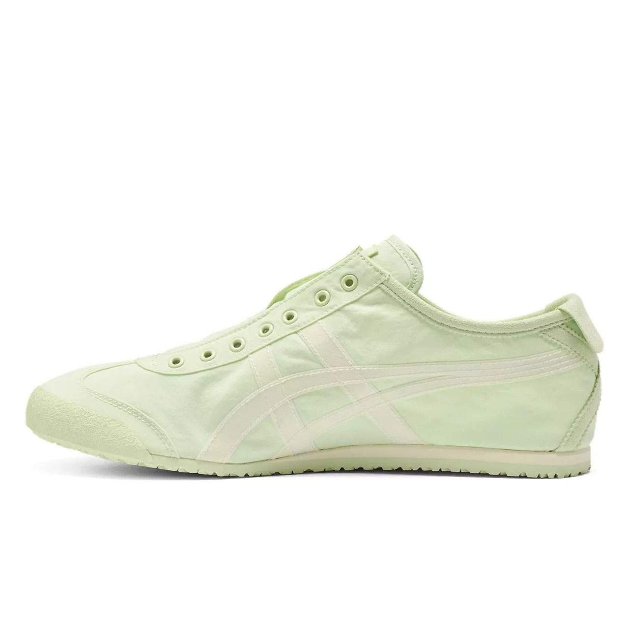 נעלי אוניטסוקה טייגר | Onitsuka Tiger MEXICO 66 SLIP ON Green/Cream – תמונה 2
