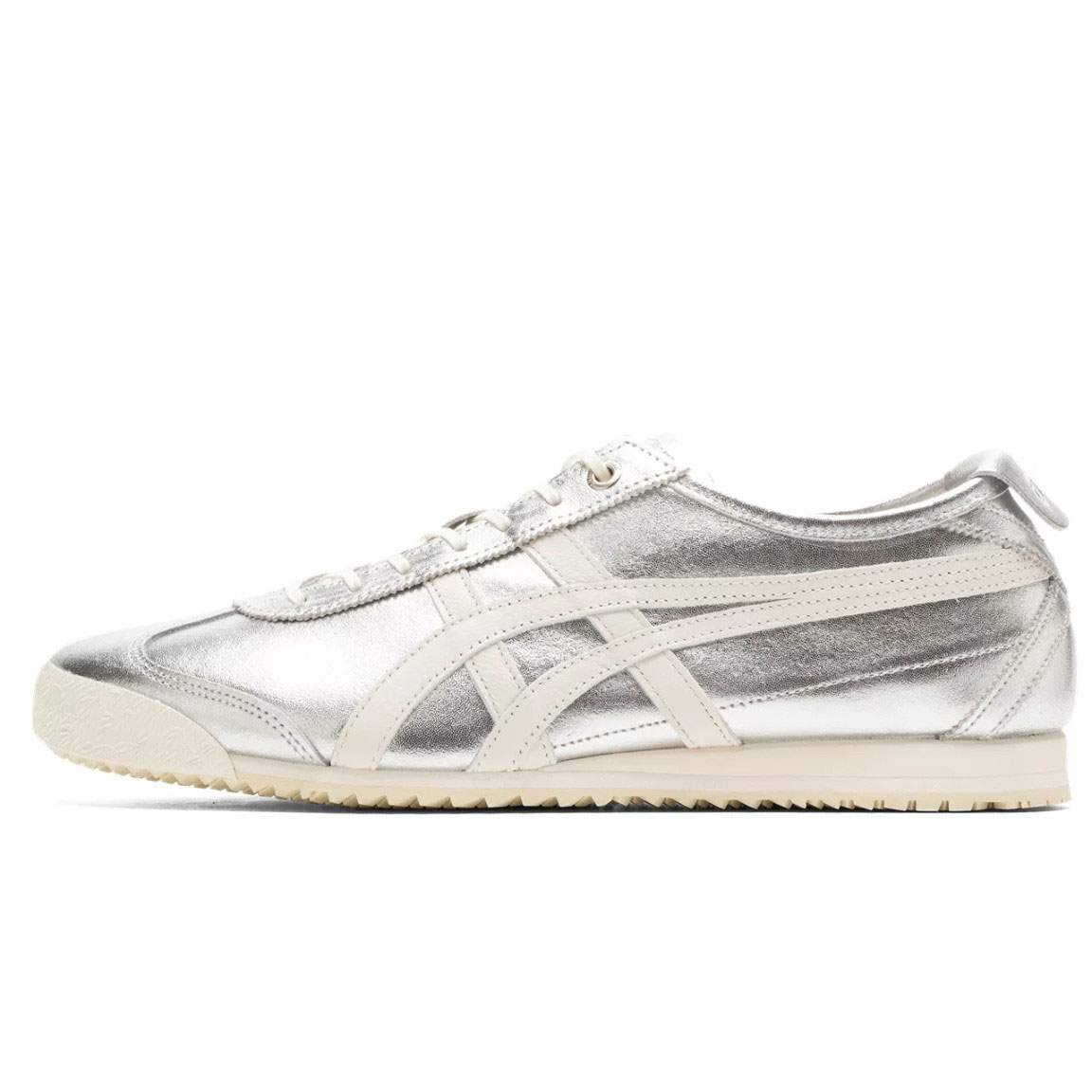 נעלי אוניטסוקה טייגר | Onitsuka Tiger MEXICO 66 SD Pure Silver/Cream – תמונה 2