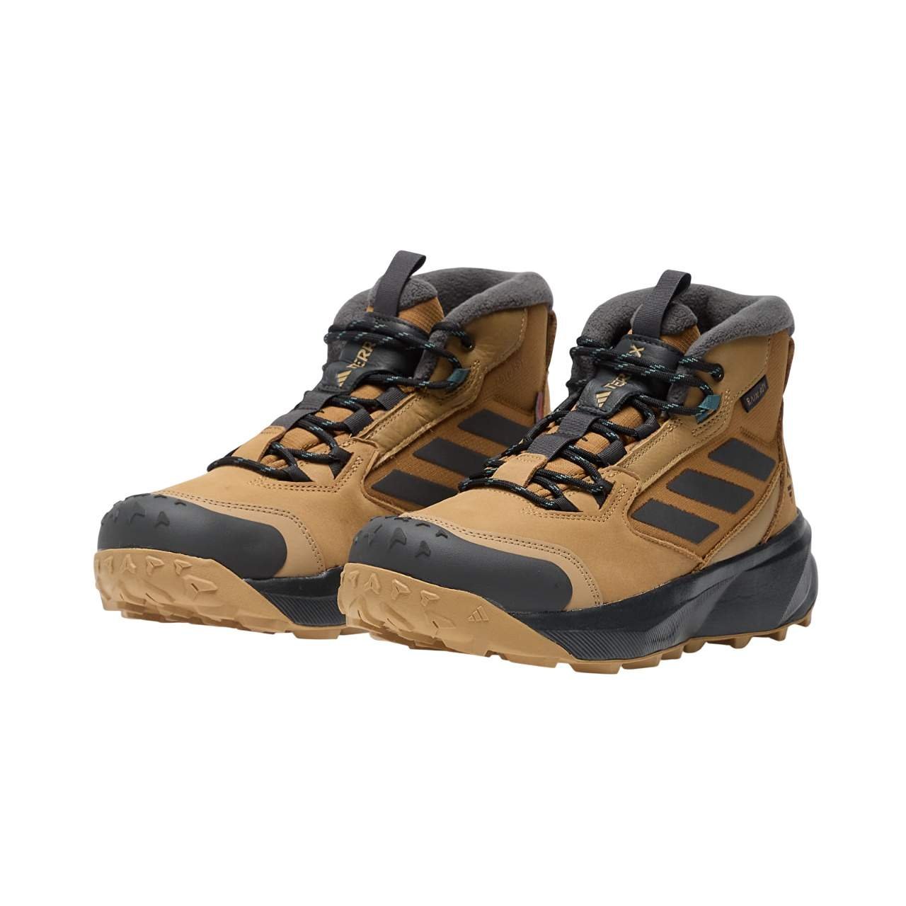 נעלי ריצה של אדידס | Adidas Terrex Winter Boot Mid Leather Brown – תמונה 5