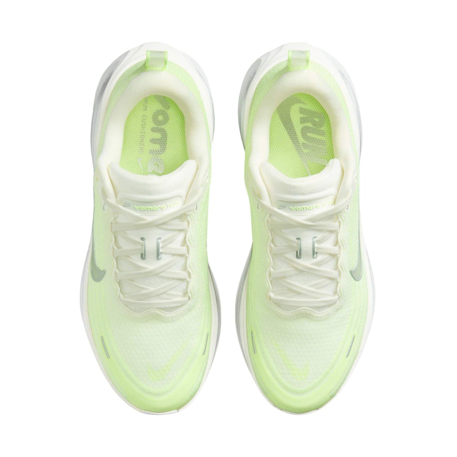 נעלי ריצות נייק | Nike Vomero Plus Road Running Shoes Sail/Barely Volt – תמונה 5