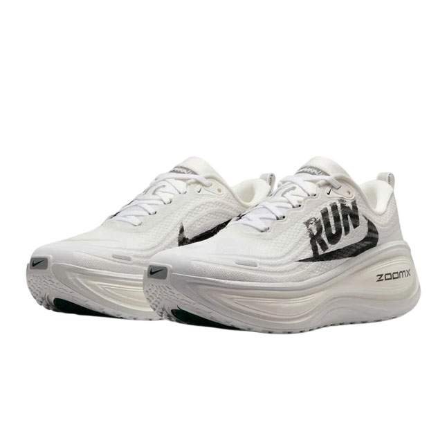 נעלי ריצות נייק | Nike Vomero Plus Road Running Shoes Summit White/Vast Grey – תמונה 4