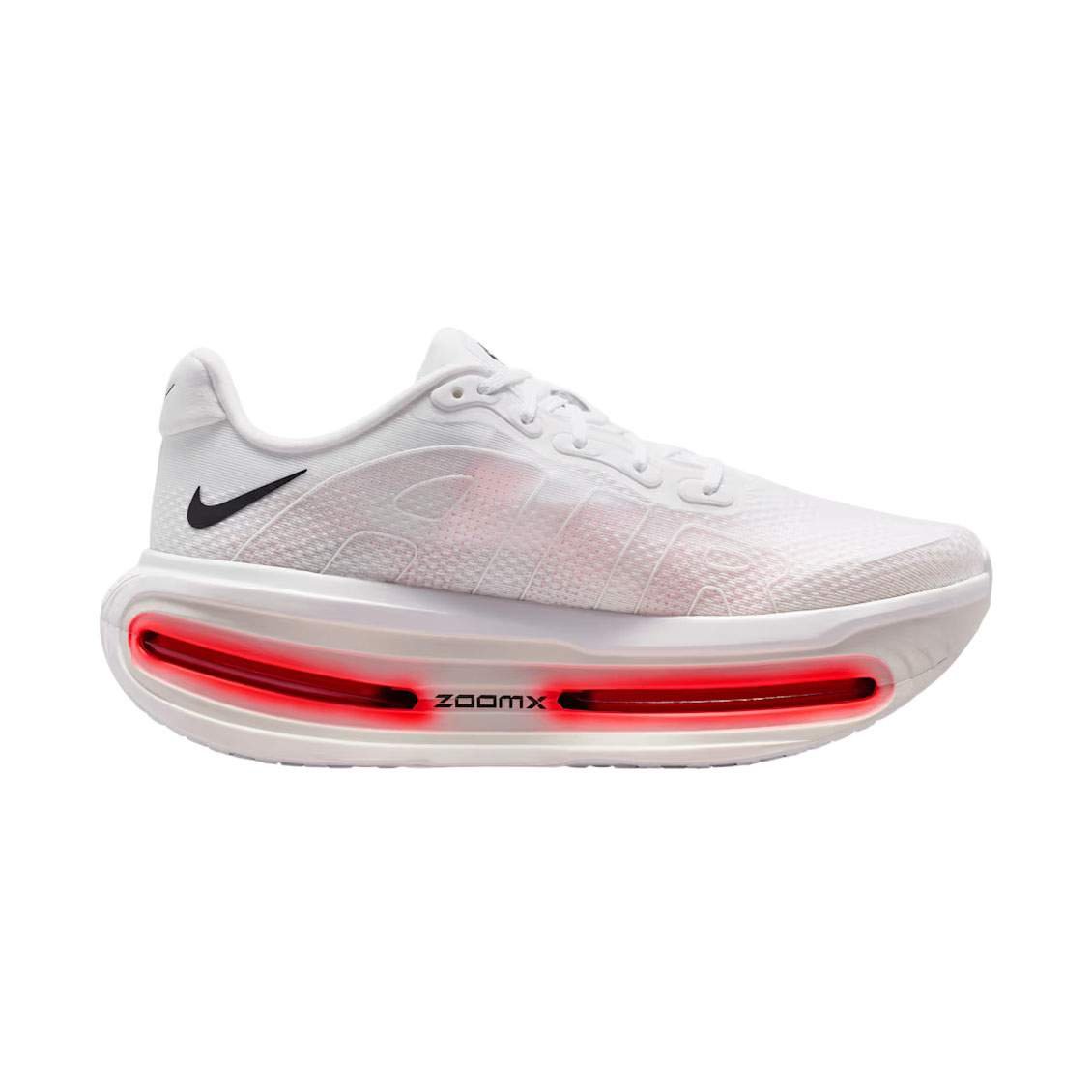 נעלי ריצות נייק | Nike Vomero Premium Road Running Shoes White/Bright Crimson – תמונה 2