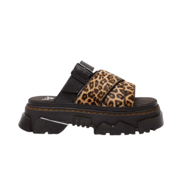 ד״ר מרטנס | Dr Martens Mattison Leopard Slide Sandals