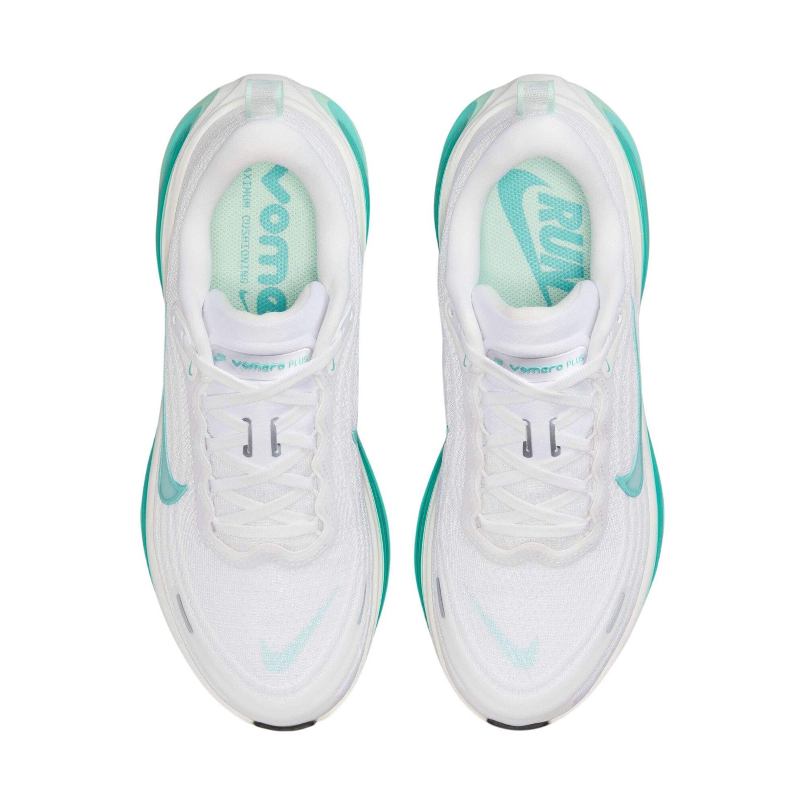 נעלי ריצות נייק | Nike Vomero Plus Road Running Shoes White/Mint Foam – תמונה 5