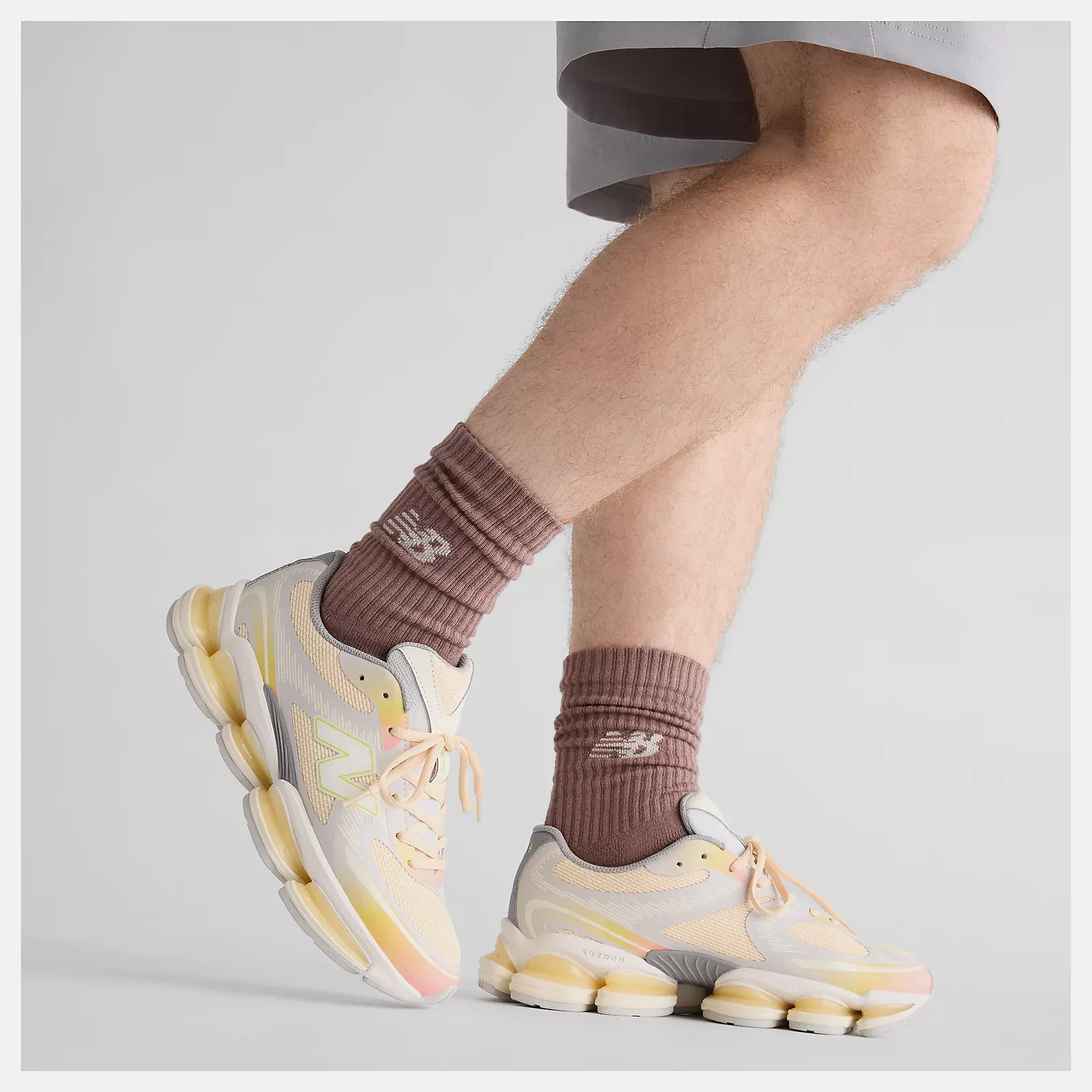 נעלי ניו באלאנס | New Balance ABZORB 2000 Sherbert/Angora/Star Burst – תמונה 6
