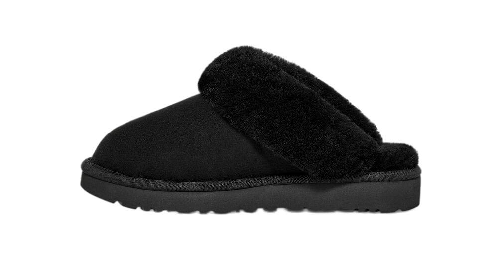 נעלי האג | UGG Classic Slipper II BLACK – תמונה 2