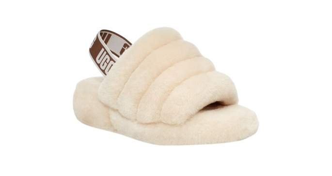 נעלי האג | UGG Fluff Yeah Slide Natural – תמונה 2