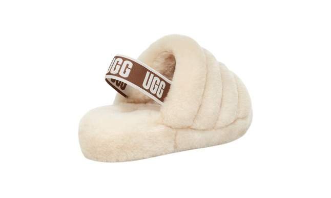 נעלי האג | UGG Fluff Yeah Slide Natural – תמונה 3