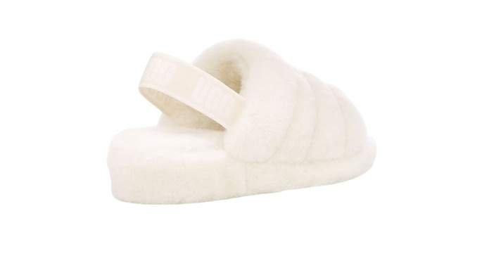 נעלי האג | UGG Fluff Yeah Slide White – תמונה 2