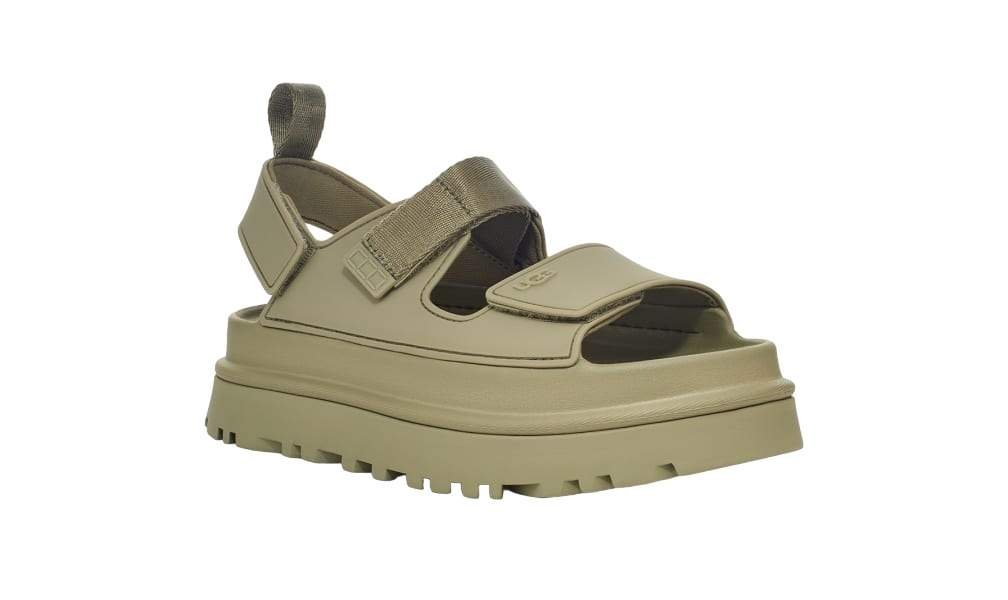 נעלי האג | UGG Women’s GoldenGlow Sandal Shaded Clover – תמונה 3