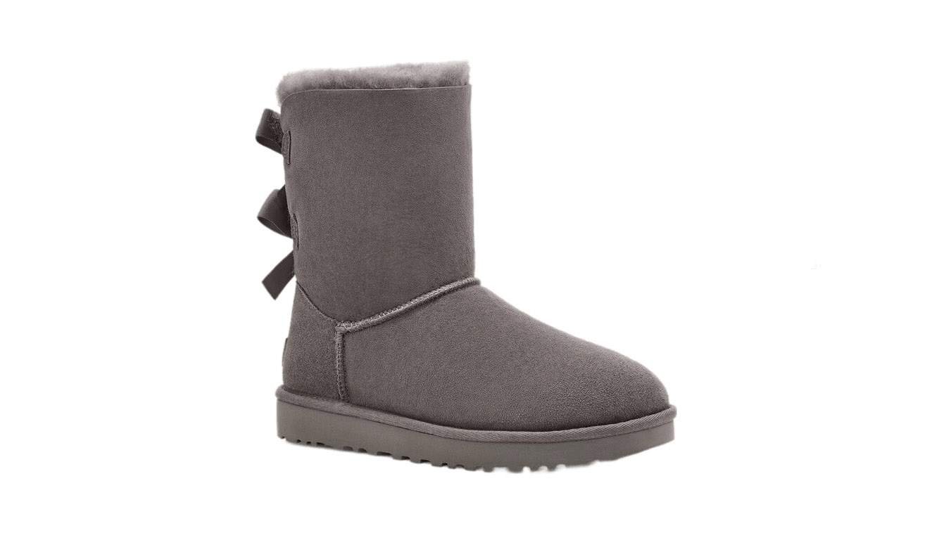 נעלי האג | UGG Bailey Bow II Grey – תמונה 3