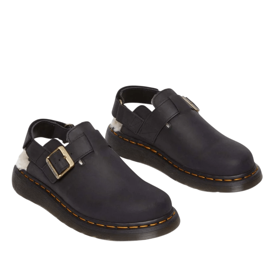 ד״ר מרטנס | Dr Martens Jorge II Faux Fur Lined Mules – תמונה 2