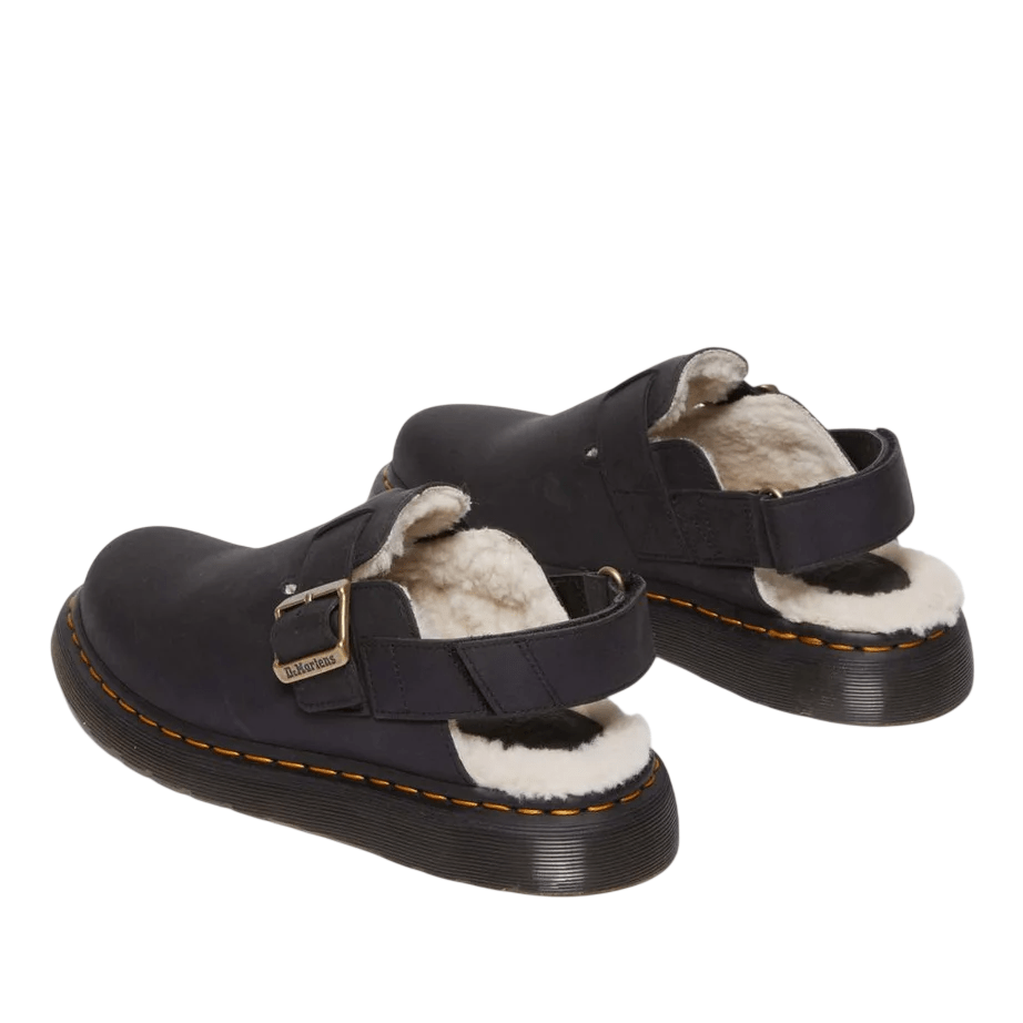 ד״ר מרטנס | Dr Martens Jorge II Faux Fur Lined Mules – תמונה 3