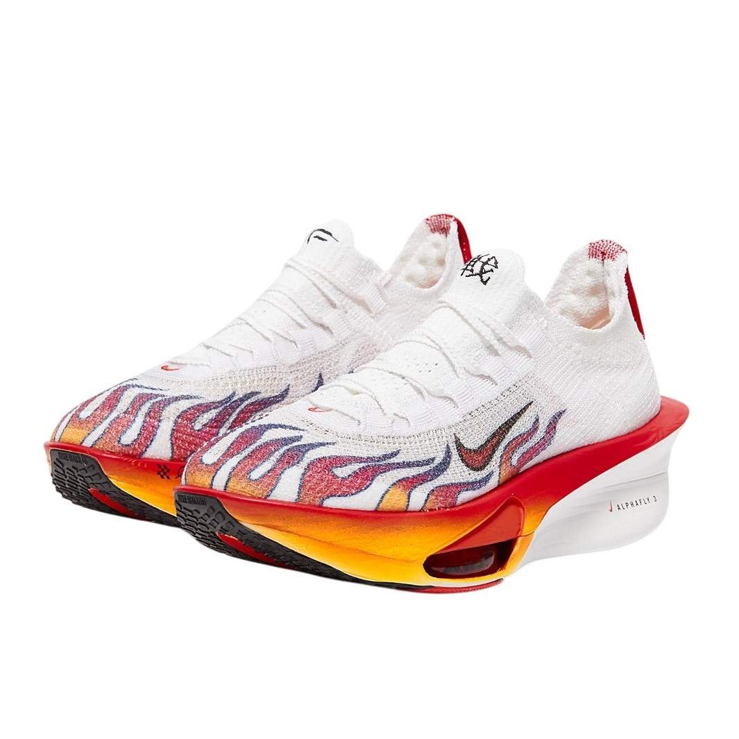 נעלי ריצות נייק | Nike Air Zoom Alphafly Next Percent 3 Premium White/Habanero Red – תמונה 2