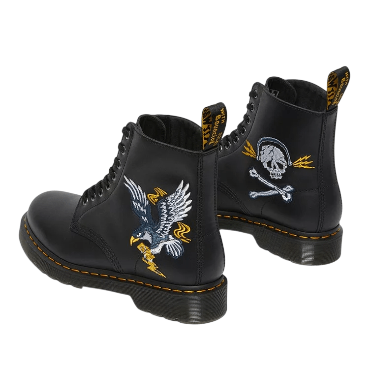 ד״ר מרטנס | Dr Martens 1460 Souvenir Embroidered Leather Boots – תמונה 3