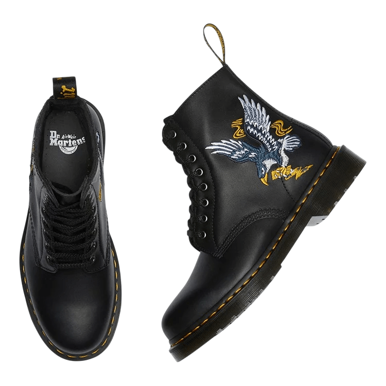 ד״ר מרטנס | Dr Martens 1460 Souvenir Embroidered Leather Boots – תמונה 4
