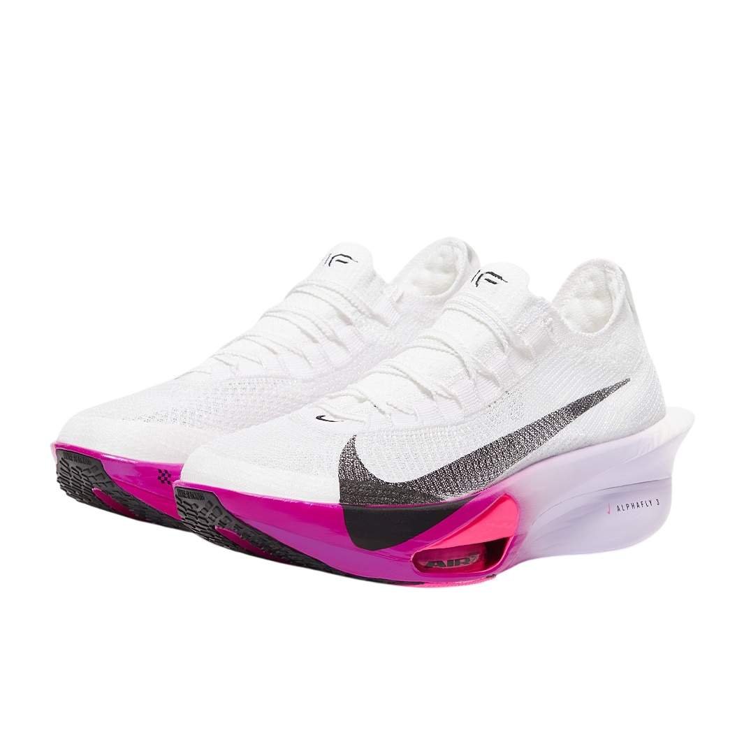נעלי ריצות נייק | Nike Alphafly Next Percent 3 White/Purple – תמונה 2