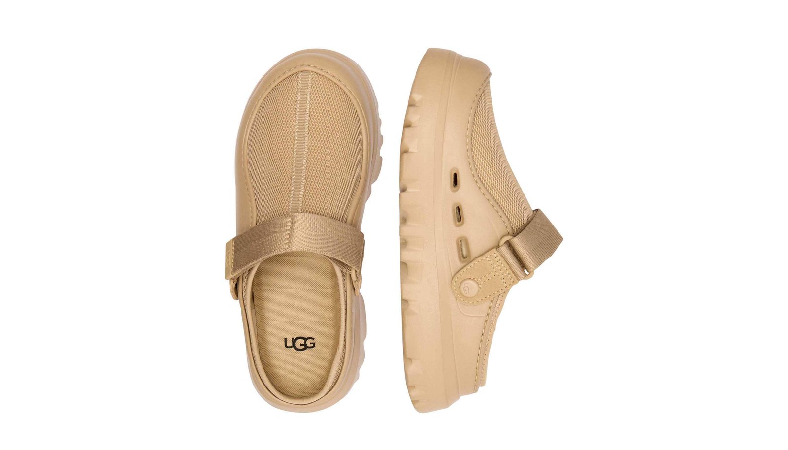 נעלי האג גברים | UGG Mules Peakmod Beige – תמונה 4