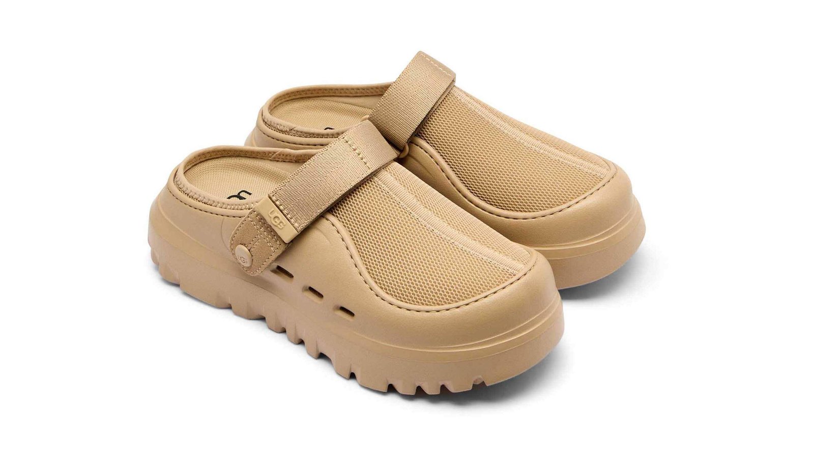 נעלי האג גברים | UGG Mules Peakmod Beige – תמונה 3