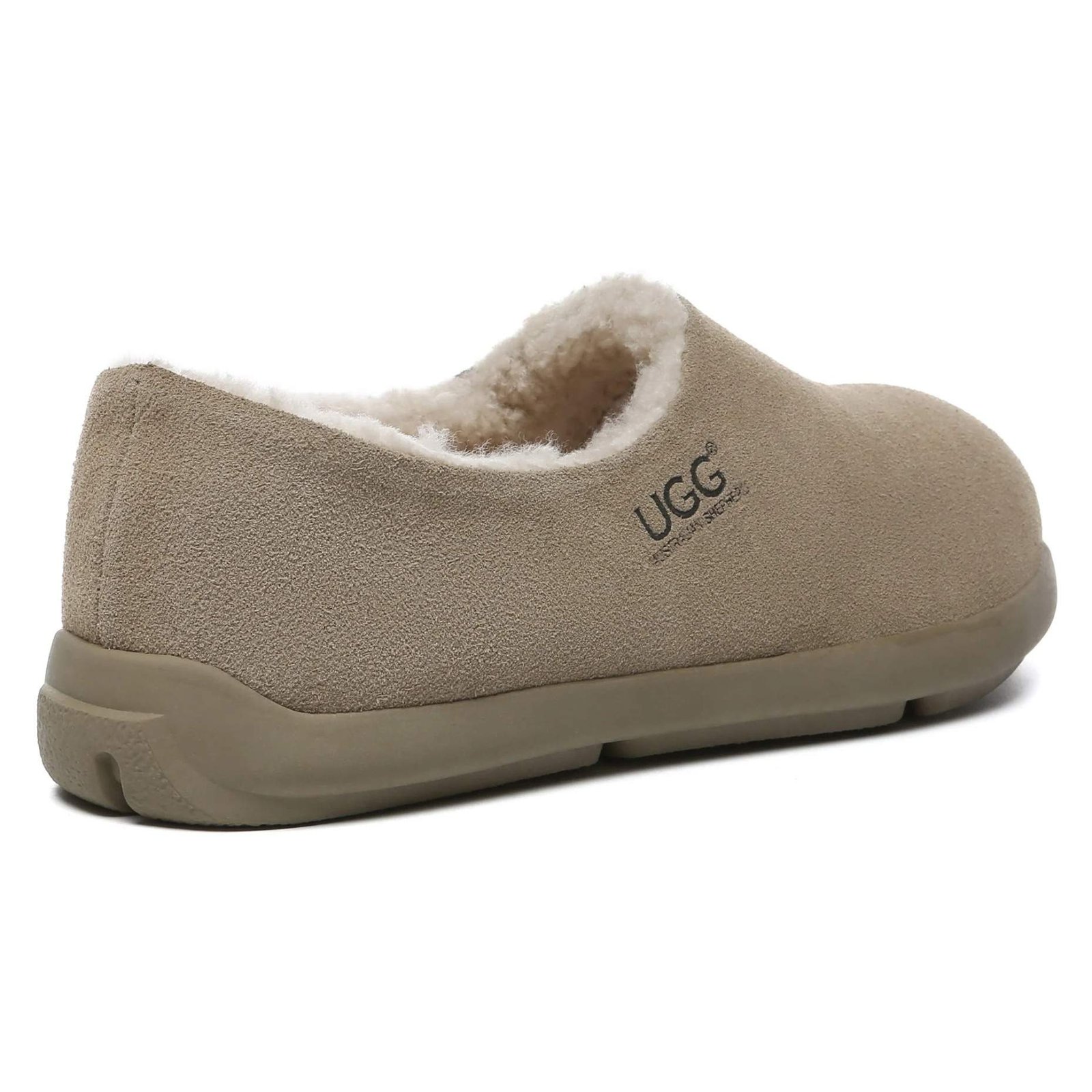 נעלי האג גברים | UGG Men’s Ankle Clog UGG Slippers Khaki – תמונה 3