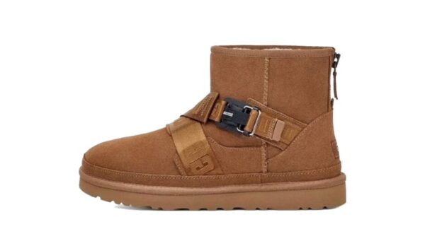 נעלי האג גברים | UGG Men’s Classic Mini Quickclick Boot Brown