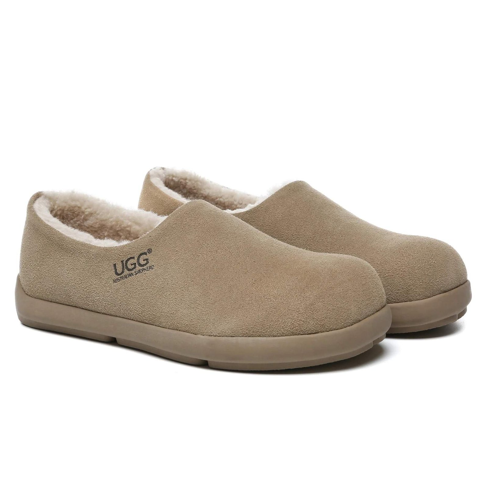 נעלי האג גברים | UGG Men’s Ankle Clog UGG Slippers Sand – תמונה 4